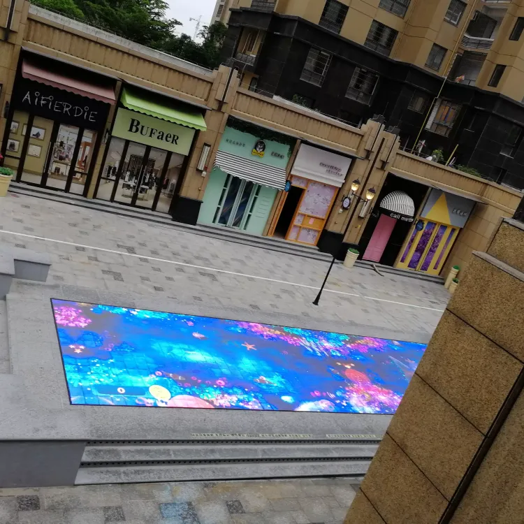 P6.25 Outdoor interactive LED video floo