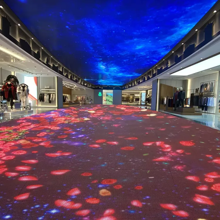 indoor led video floor screeen